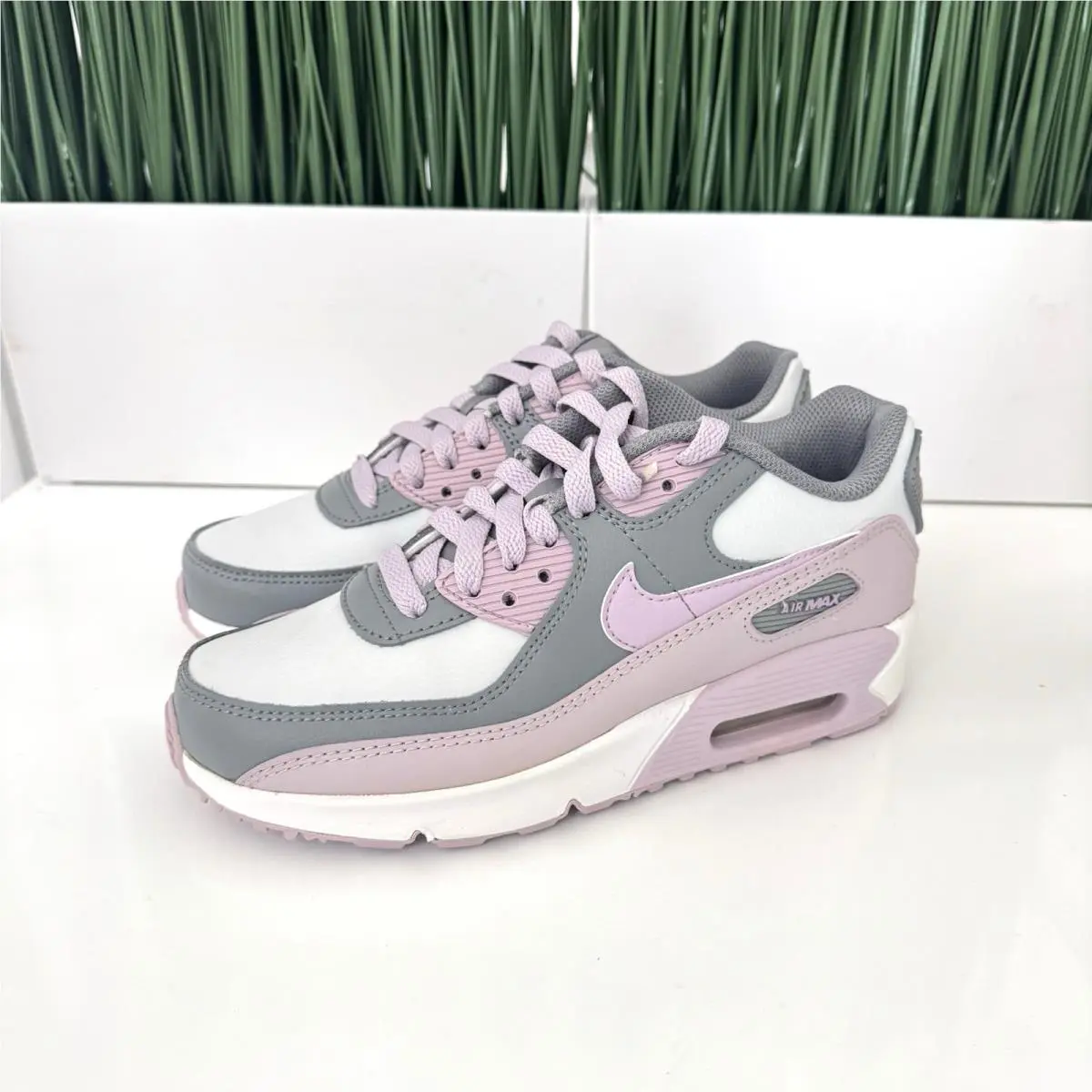 Nike Air Max 90 Nby Leather Pink Shoes CD6864-002 Size 7/ Womens Size 8.5