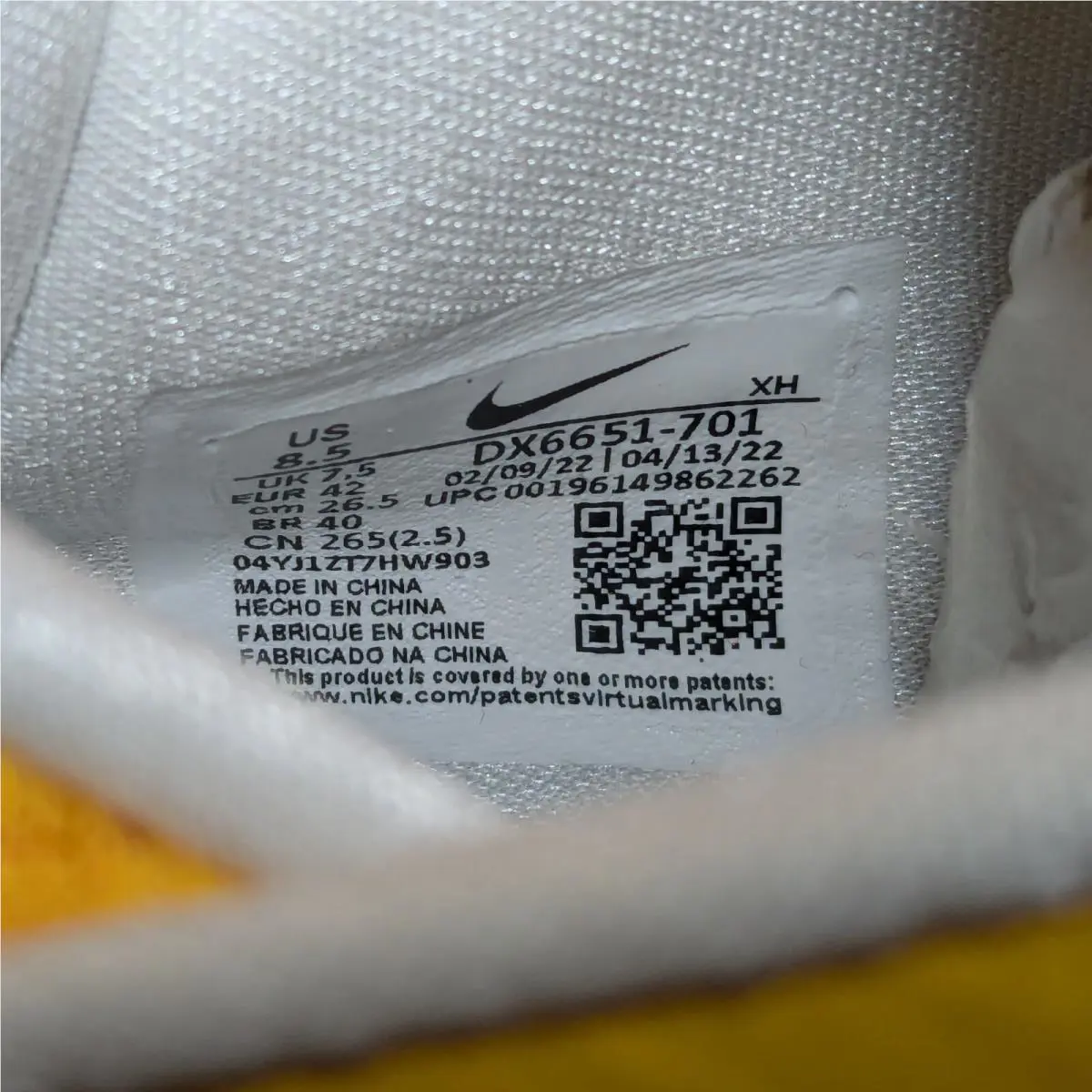 Nike shoes - Nike Kyrie Low 5 - Kyrie Low - DX6651-701 - Yellow (UPC: 196149862262) 5