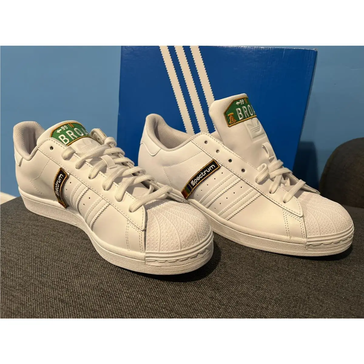 Nike shoes - adidas Superstar 80S - adidas Superstar - White 3