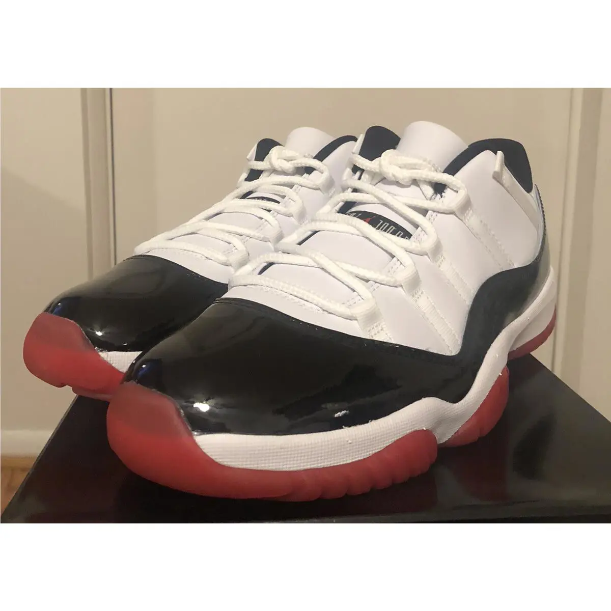 Nike shoes - Jordan 11 - AV2187 - White/University Red-Black 0