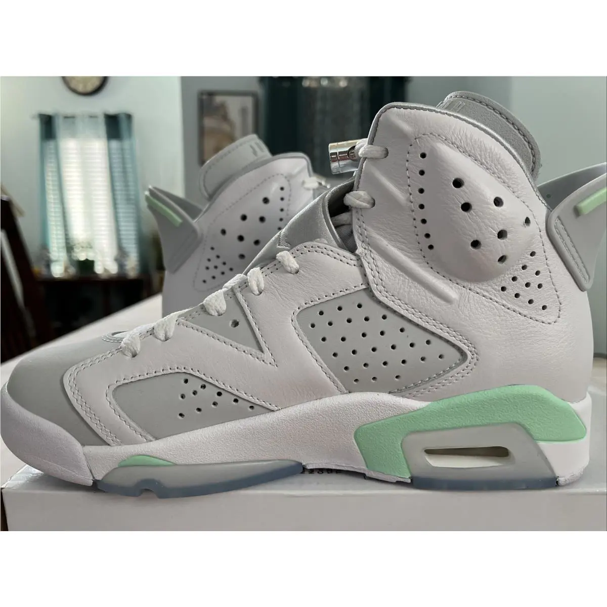 Nike shoes - Air Jordan 6 Retro - Air Retro - DQ4914 103 - White Pure Platinum Mint Foam 0