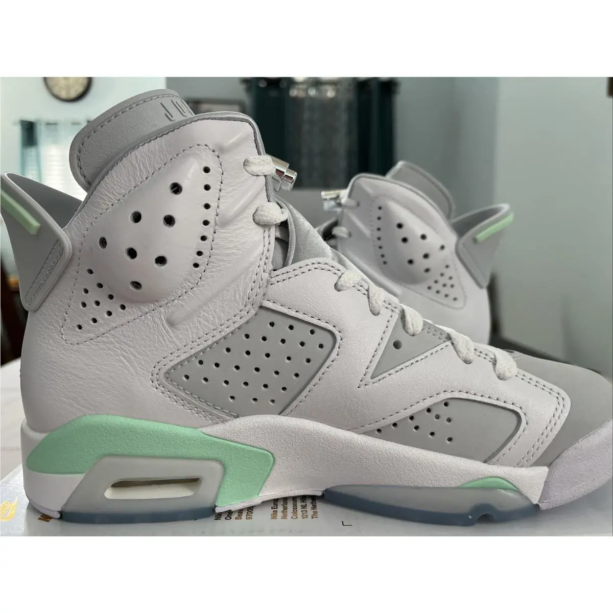 Nike shoes - Air Jordan 6 Retro - Air Retro - DQ4914 103 - White Pure Platinum Mint Foam 1