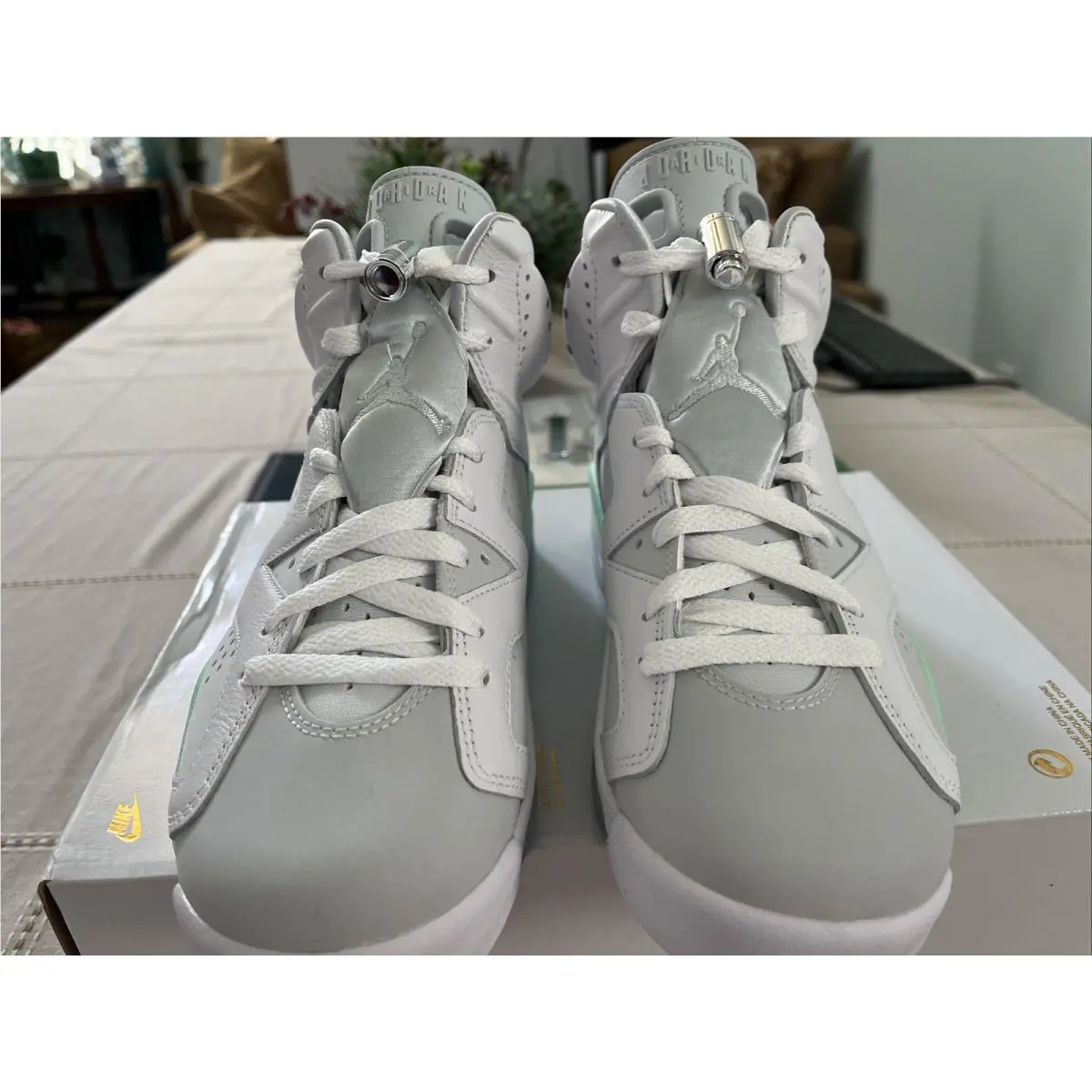 Nike shoes - Air Jordan 6 Retro - Air Retro - DQ4914 103 - White Pure Platinum Mint Foam 3