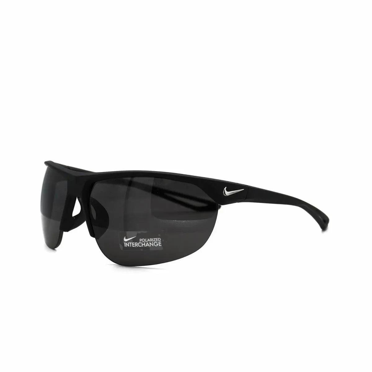 EV0939-001 Mens Nike Cross Trainer Polarized Sunglasses - Frame: Black, Lens: Gray