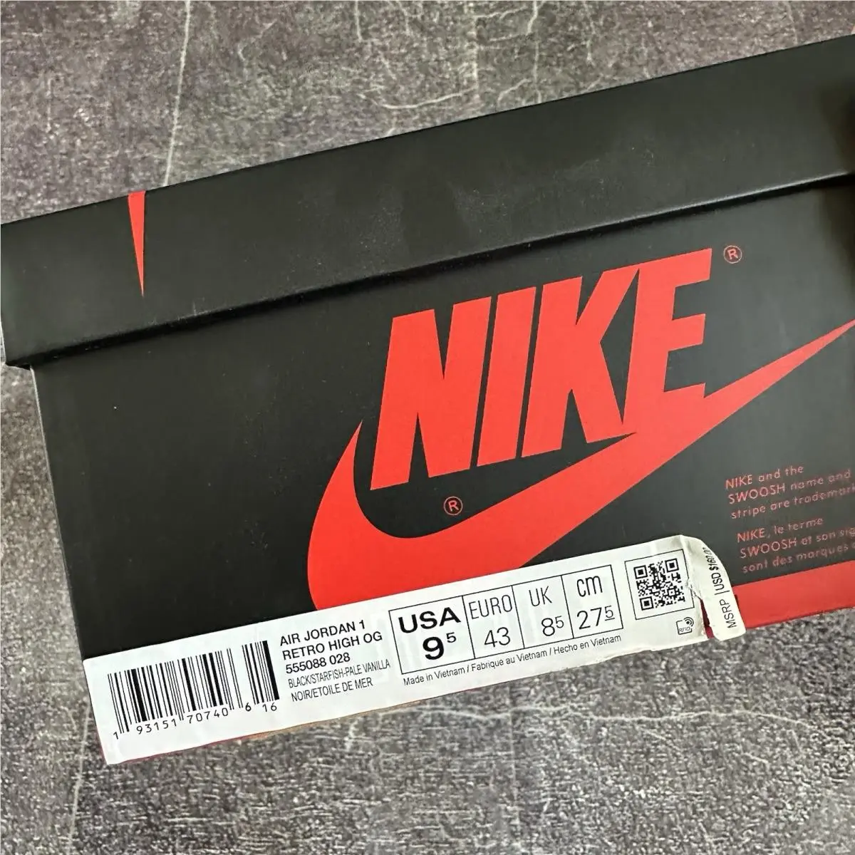 Nike shoes - Air Jordan 1 - Air - 555088-028 - Orange 6