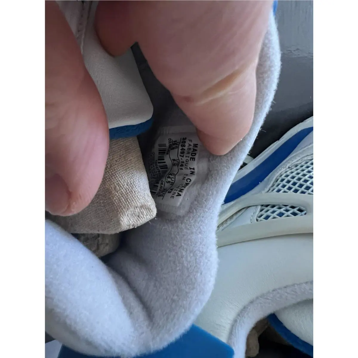 Nike shoes - Nike Air Jordan 4 - Air - 308497-141 - Blue 13