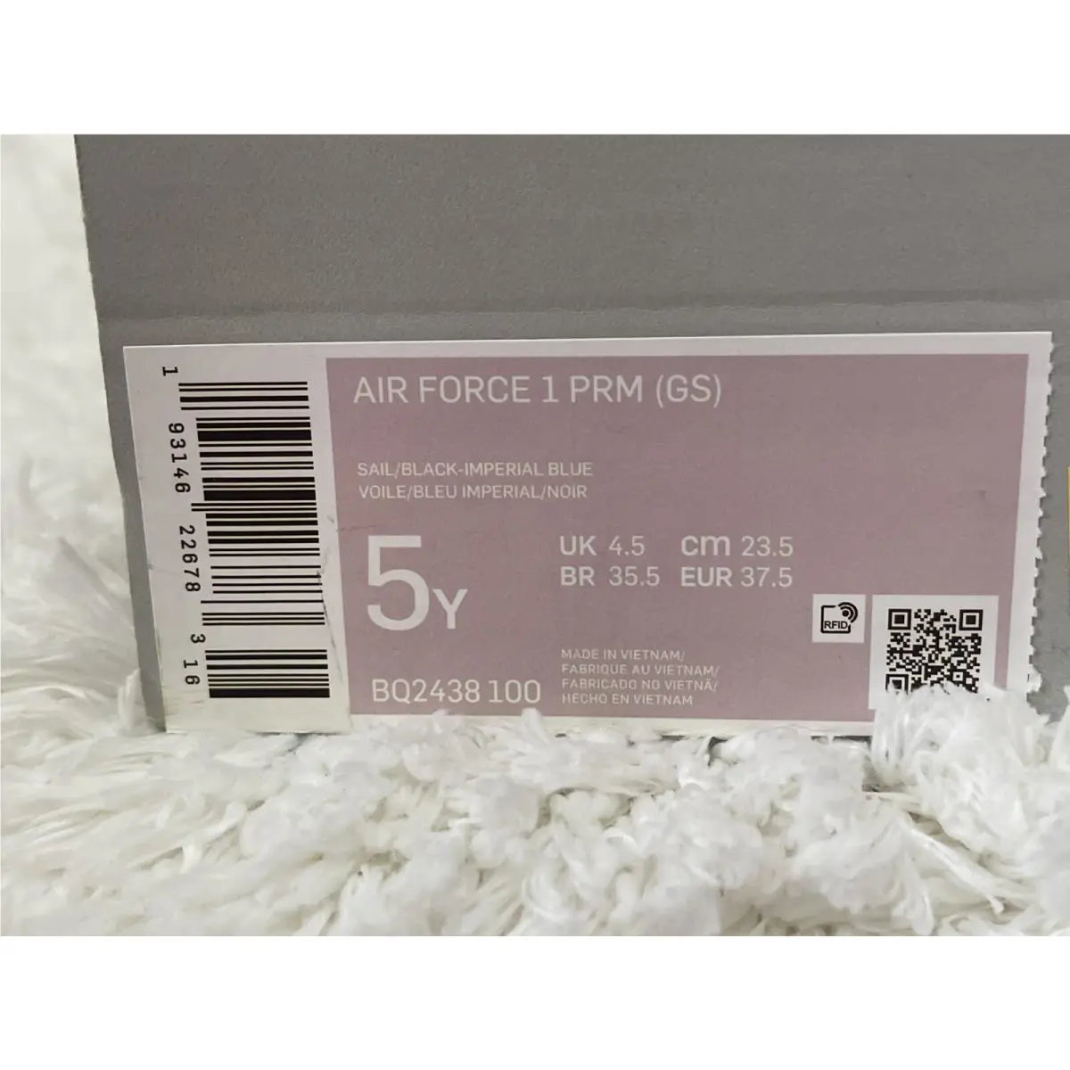 Nike shoes - Nike Air Force 1 - Air Force - BQ2438100 - White (UPC: 0193146226813) 5