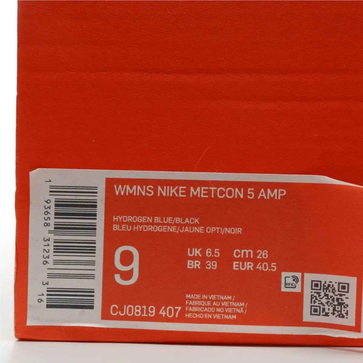 Nike shoes - Nike Womens Metcon 5 AMP - CJ0819-407 - Multi-Coloured 9