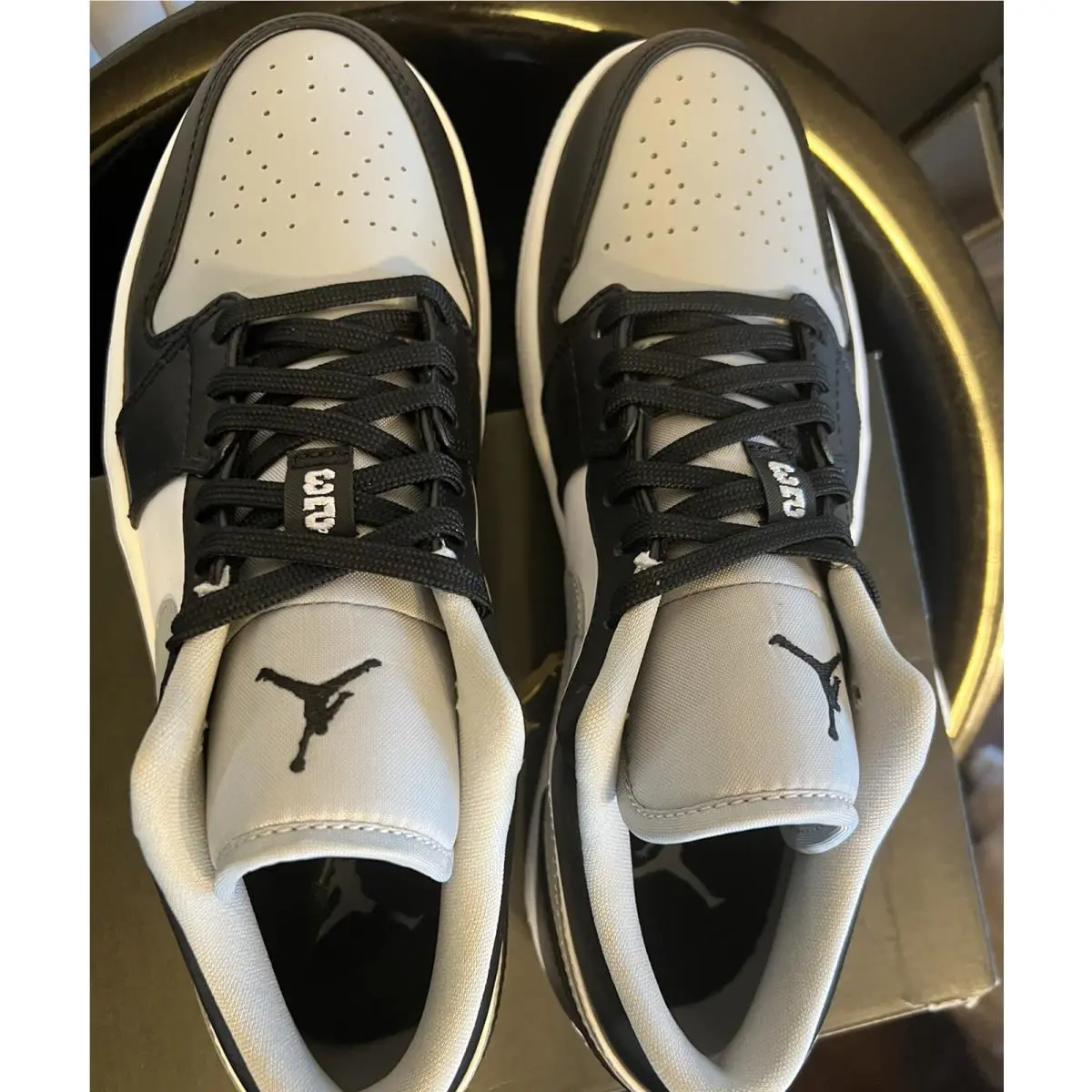 Nike shoes - Jordan 1 - 553558039 - Gray 3