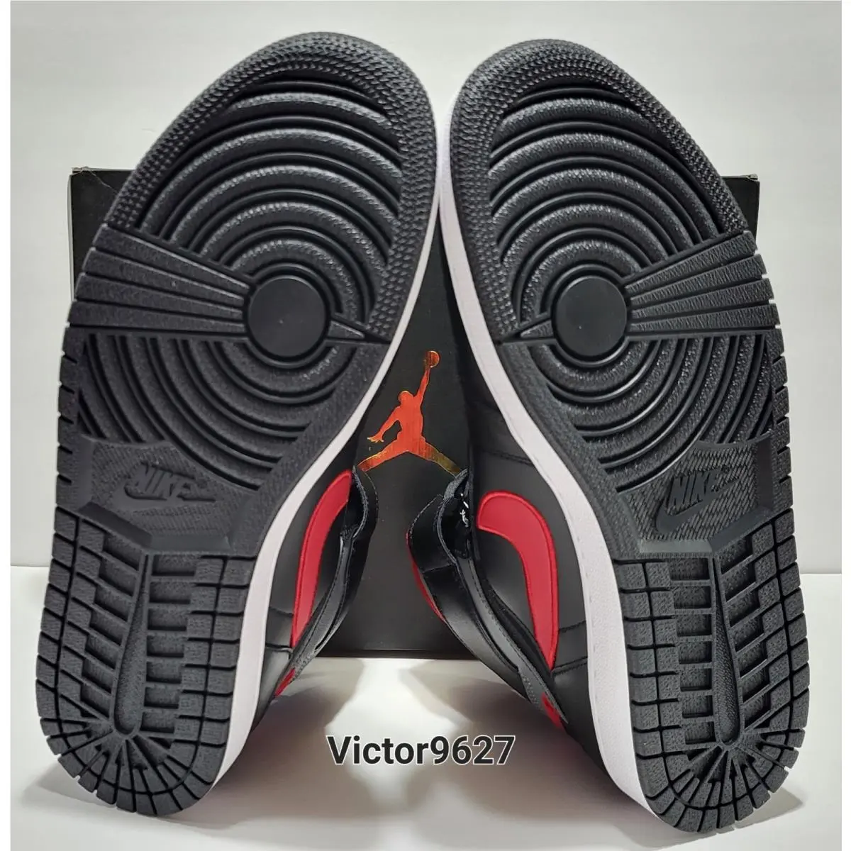 Nike shoes - Air Jordan 1 - Air - CQ3835-006 - Black smoke grey gym red (UPC: 195243486770) 8