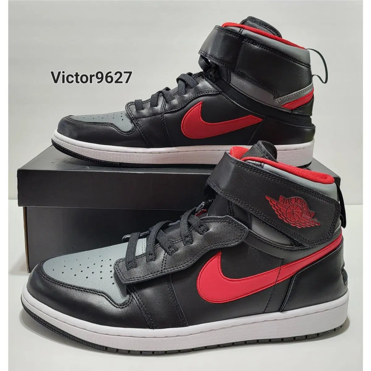 Nike shoes - Air Jordan 1 - Air - CQ3835-006 - Black smoke grey gym red (UPC: 195243486770) 1