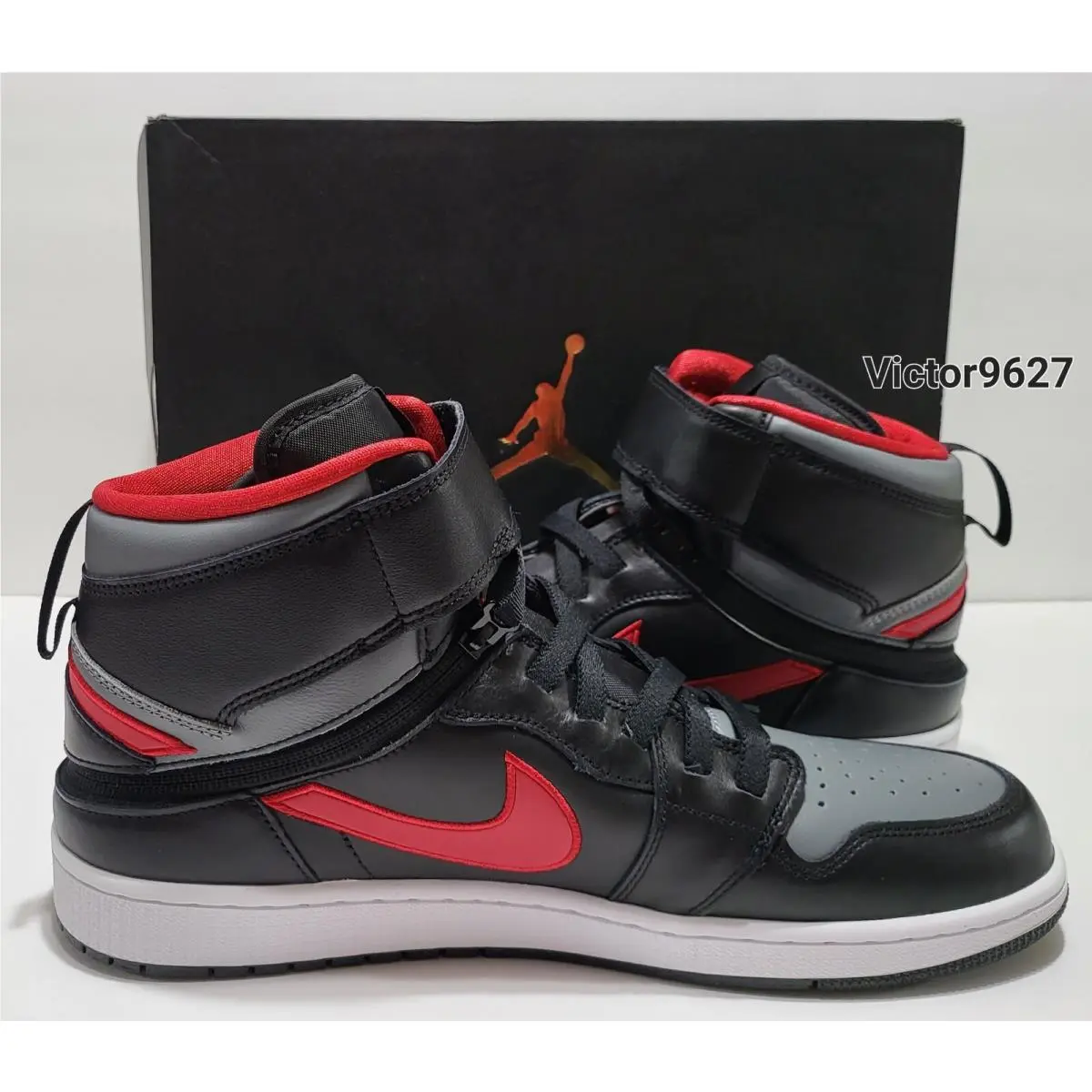 Nike shoes - Air Jordan 1 - Air - CQ3835-006 - Black smoke grey gym red (UPC: 195243486770) 4
