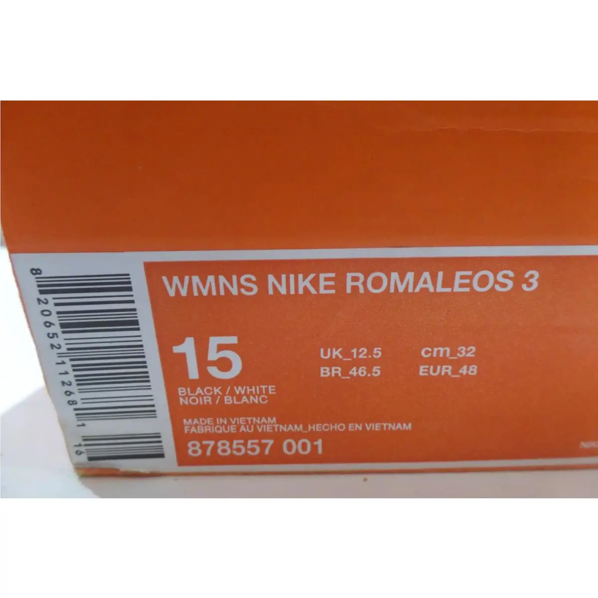 Nike shoes - 878557-001 - 878557-001 - Black/White 10