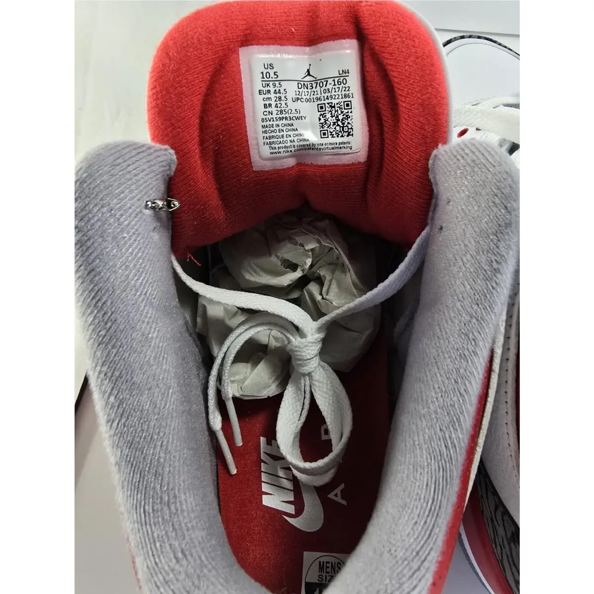 Nike shoes - Air Jordan 3 - Air - DN3707-160 - Red (UPC: 196149221861) 9