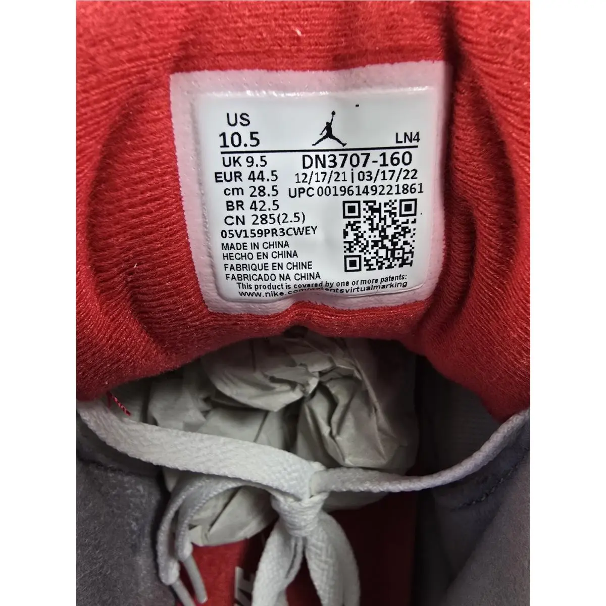 Nike shoes - Air Jordan 3 - Air - DN3707-160 - Red (UPC: 196149221861) 8