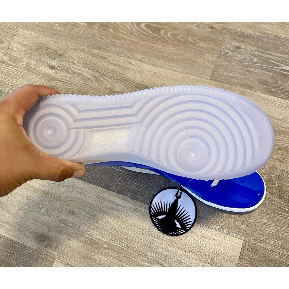 Nike shoes - Nike Air Force 1 - Air Force - HJ1060-400 - Racer Blue / White (UPC: 197599988915) 9