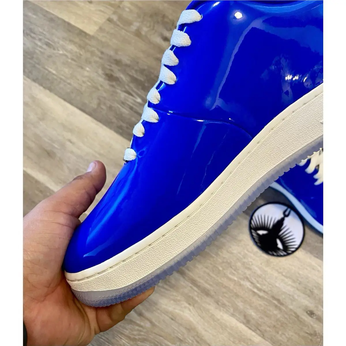 Nike shoes - Nike Air Force 1 - Air Force - HJ1060-400 - Racer Blue / White (UPC: 197599988915) 2
