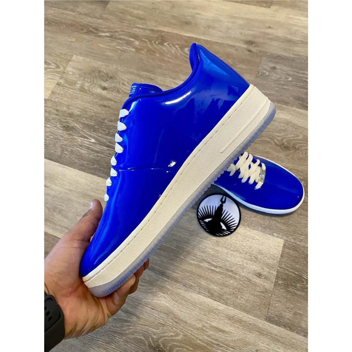 Nike shoes - Nike Air Force 1 - Air Force - HJ1060-400 - Racer Blue / White (UPC: 197599988915) 3