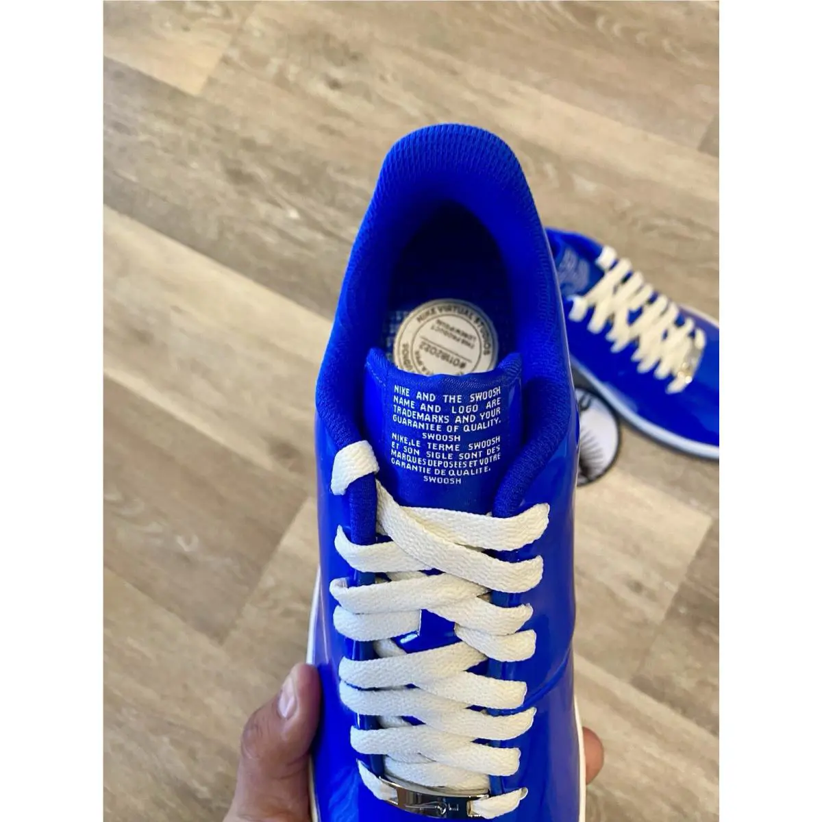 Nike shoes - Nike Air Force 1 - Air Force - HJ1060-400 - Racer Blue / White (UPC: 197599988915) 6