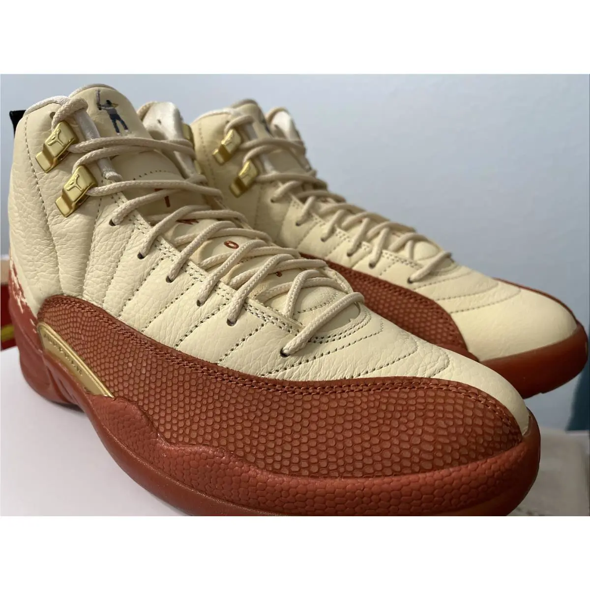 Nike shoes - Air Jordan 12 - Air - DV1758-108 - Orange (UPC: 196150055493) 4