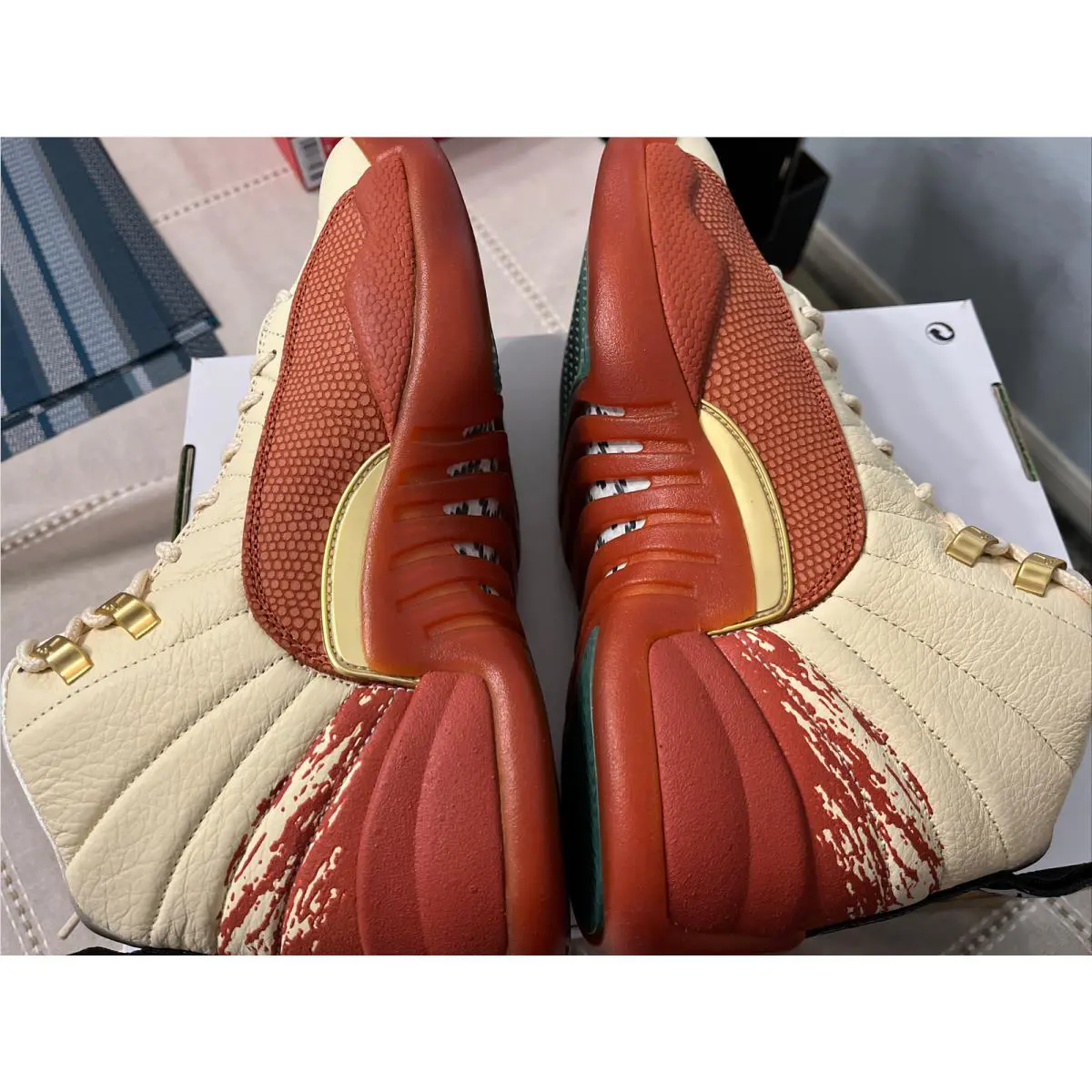 Nike shoes - Air Jordan 12 - Air - DV1758-108 - Orange (UPC: 196150055493) 8