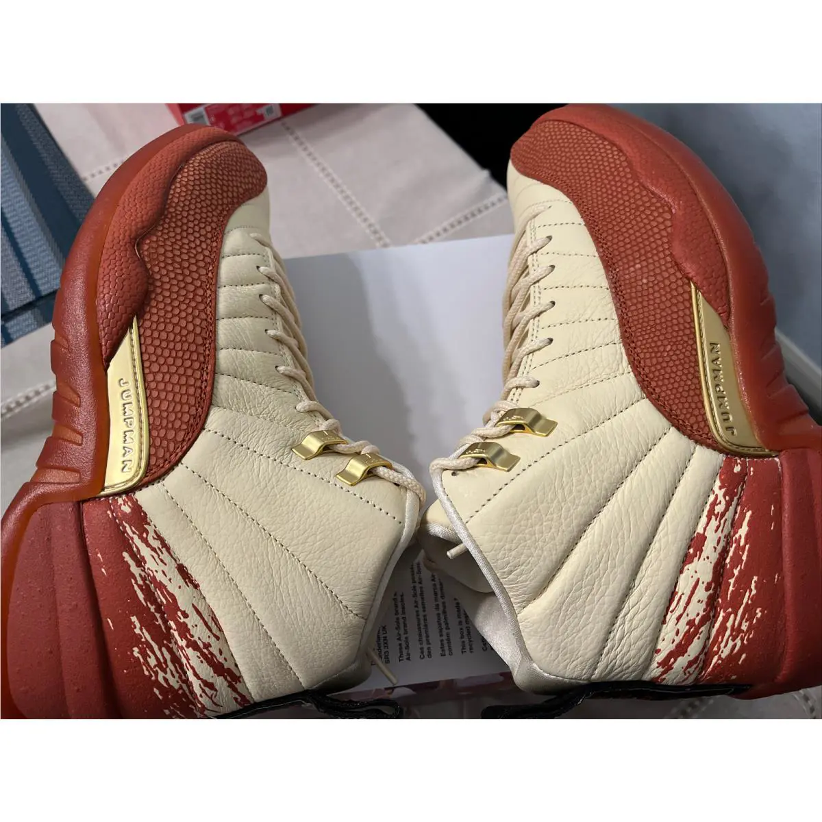 Nike shoes - Air Jordan 12 - Air - DV1758-108 - Orange (UPC: 196150055493) 7