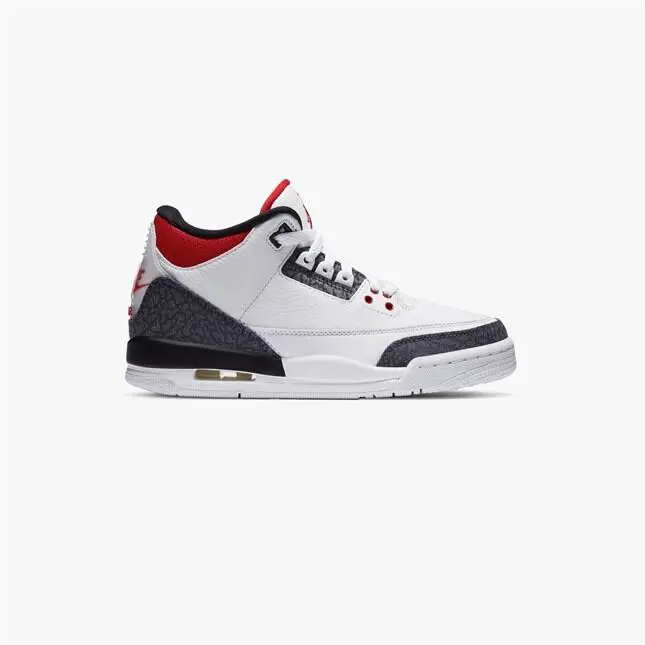 Nike shoes - Air Jordan 3 - Air - CZ6634 100 - White/Fire Red/Black (UPC: 0194277043683) 1