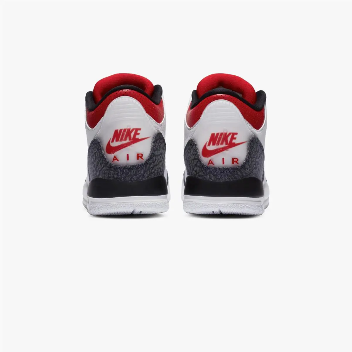 Nike shoes - Air Jordan 3 - Air - CZ6634 100 - White/Fire Red/Black (UPC: 0194277043683) 3