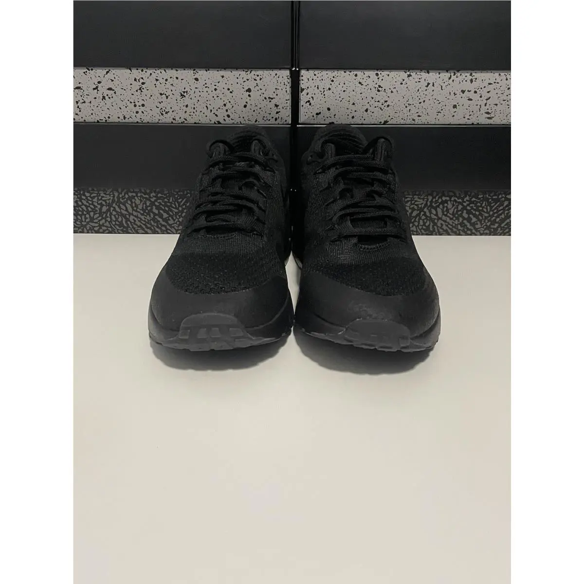Nike shoes - Nike Air Max 1 Ultra Flyknit - 856958-001 - Black/Black-Anthracite (UPC: 0823229045139) 1