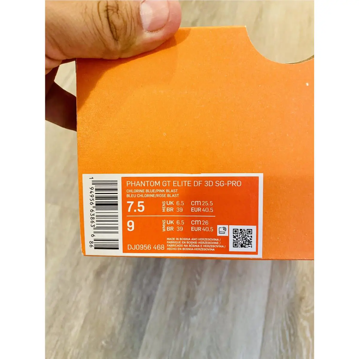 Nike shoes - Nike Phantom GT Elite DF 3D - DJ0956-468 - Chlorine Blue-Pink Blast-Yellow, Main: Multi-Color (UPC: 0194956638636) 9