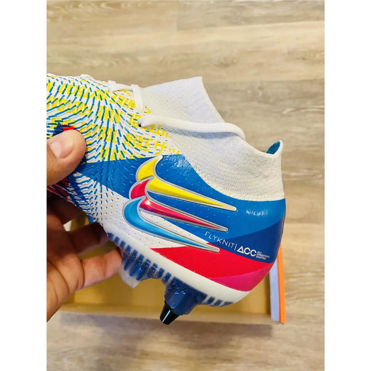 Nike shoes - Nike Phantom GT Elite DF 3D - DJ0956-468 - Chlorine Blue-Pink Blast-Yellow, Main: Multi-Color (UPC: 0194956638636) 1