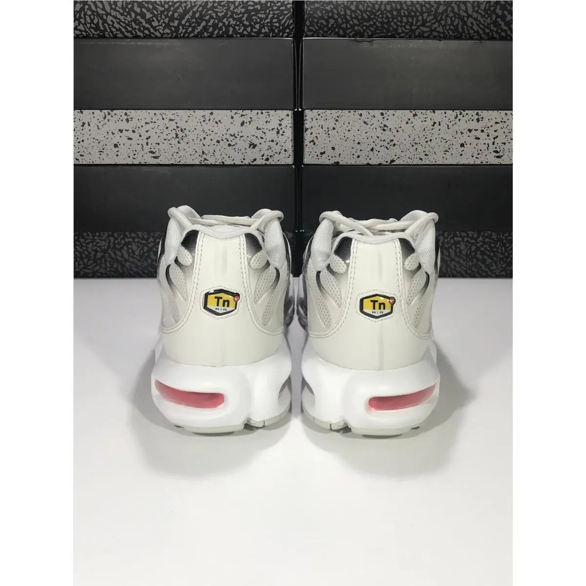 Nike shoes - Nike Air Max Plus - Air Max Plus - 852630-030 - Light Bone/White-Black, Manufacturer: Light Bone White Black (UPC: 0886916323071) 1