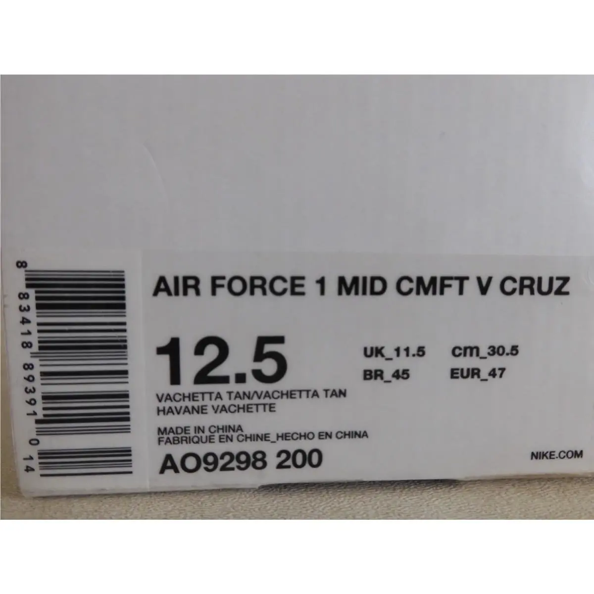 Nike shoes - Nike Air Force 1 Mid - AO9298-200 - Brown (UPC: 883418893910) 4
