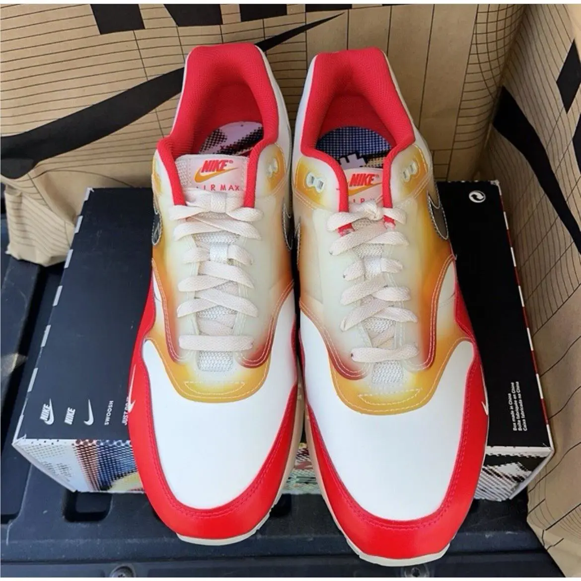 Nike shoes - Nike Air Max 1 - Air Max - FN7683-133 - Red 1
