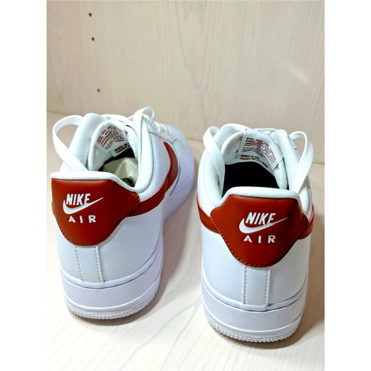 Nike shoes - Nike Air Force 1 - Air Force - White Dragon Red 5