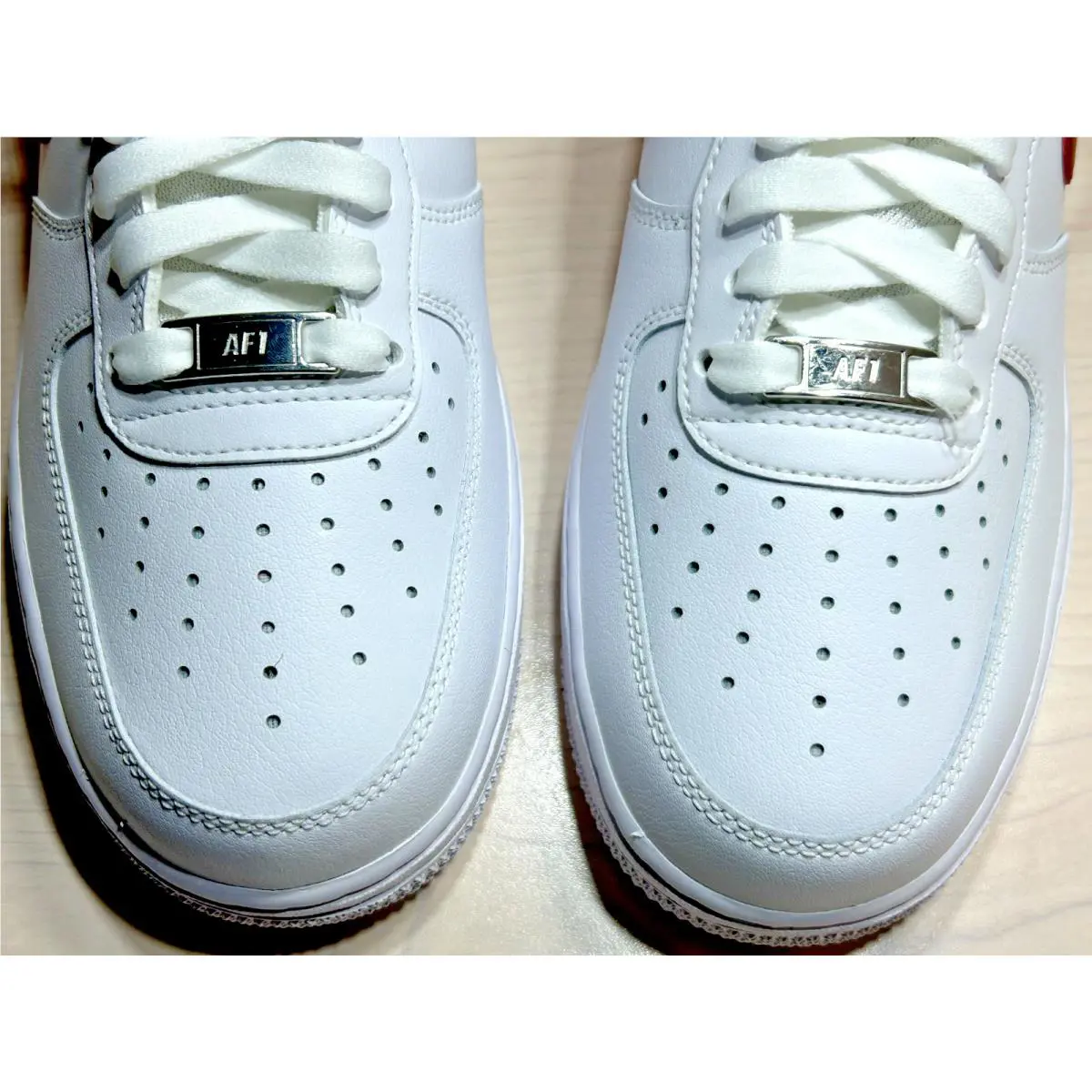 Nike shoes - Nike Air Force 1 - Air Force - White Dragon Red 2