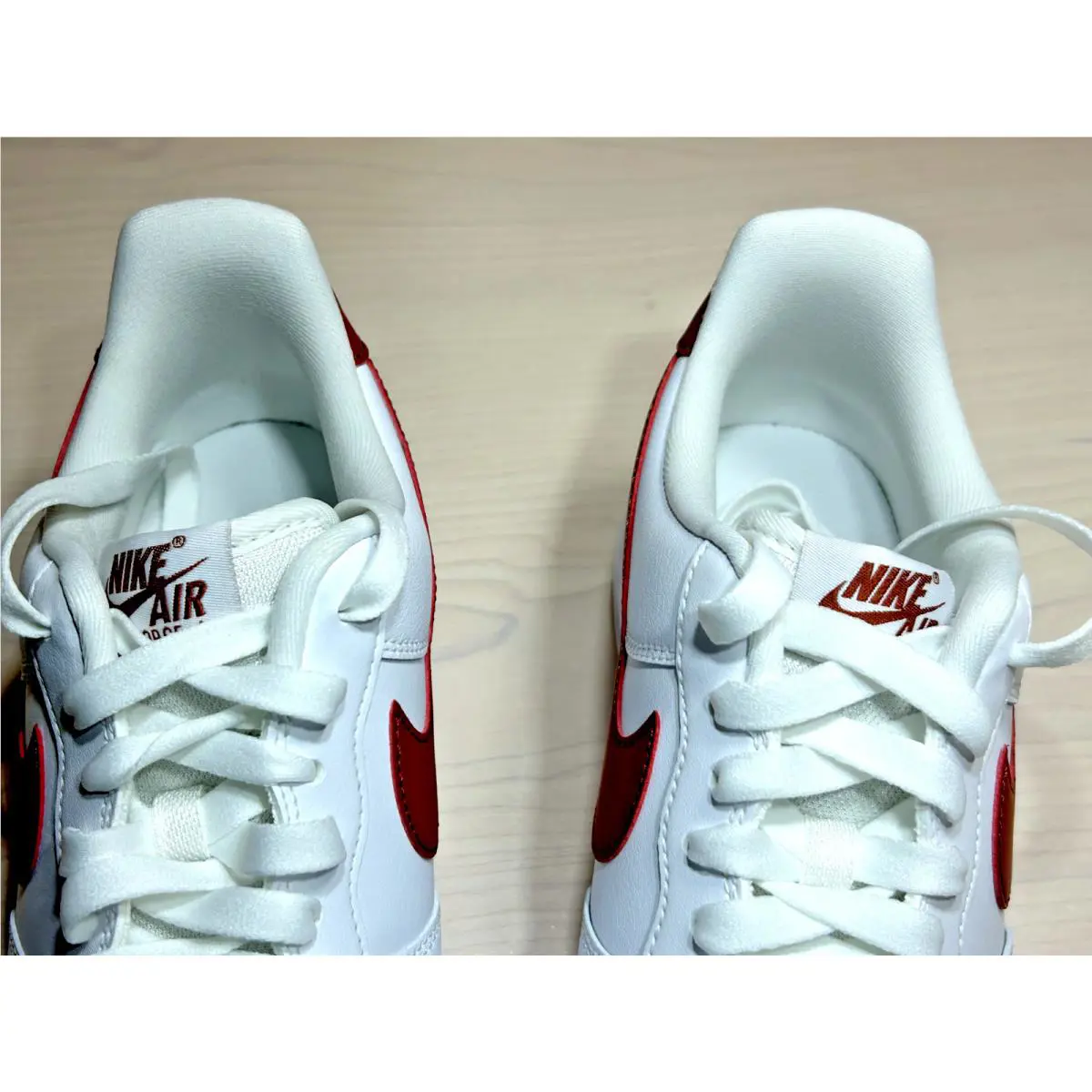 Nike shoes - Nike Air Force 1 - Air Force - White Dragon Red 3