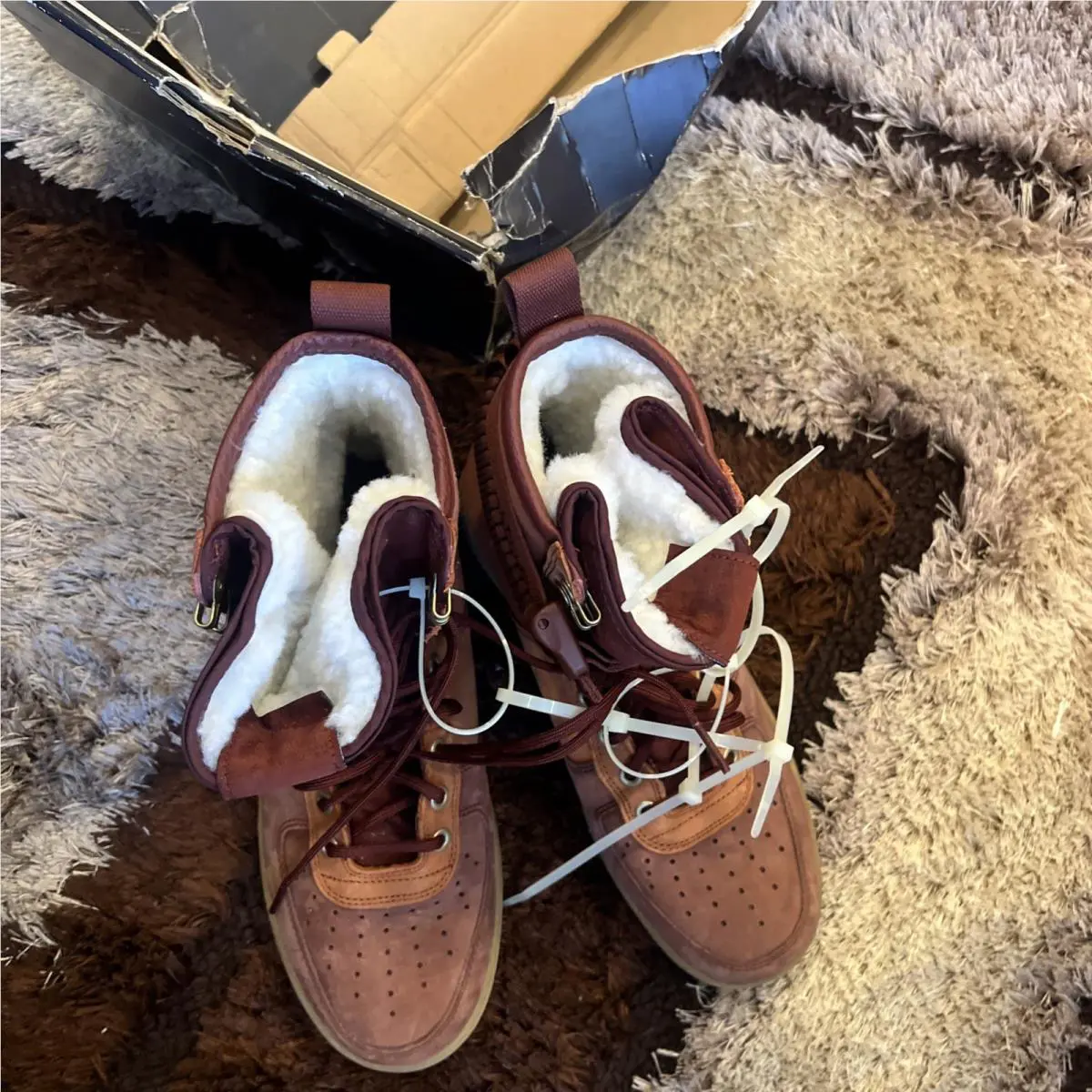 Nike shoes - Nike Air Force 1 - Air Force - AQ0118-200 - Brown (UPC: 0191887716730) 5