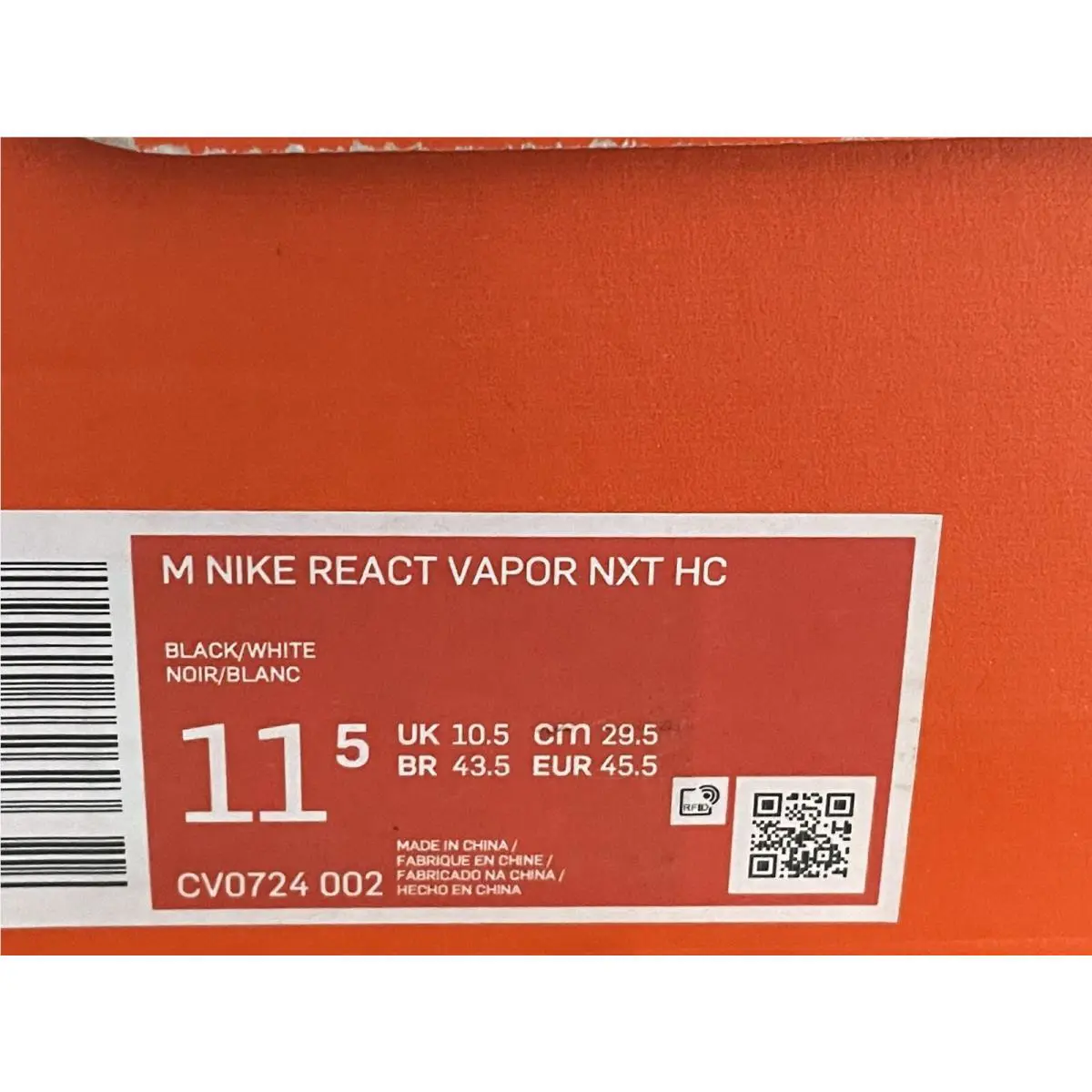 Nike shoes - Nike React Vapor - React Vapor - CV0724-002 - Black 6
