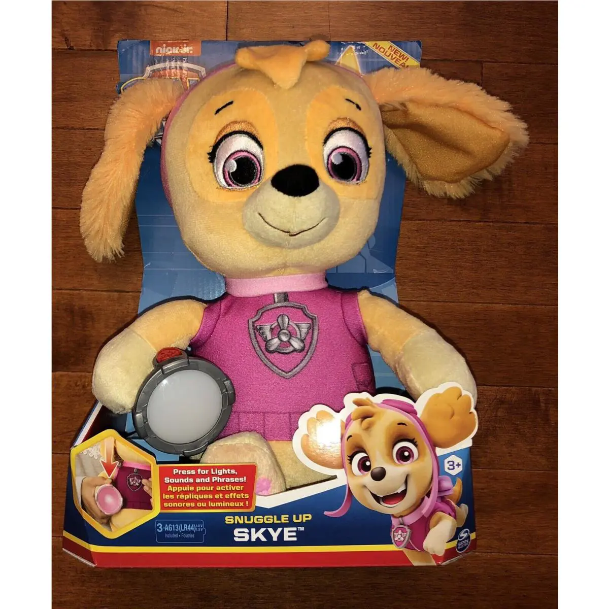 Spin Master 2019 Paw Patrol Snuggle Up Pup Skye Doll Plush Toy