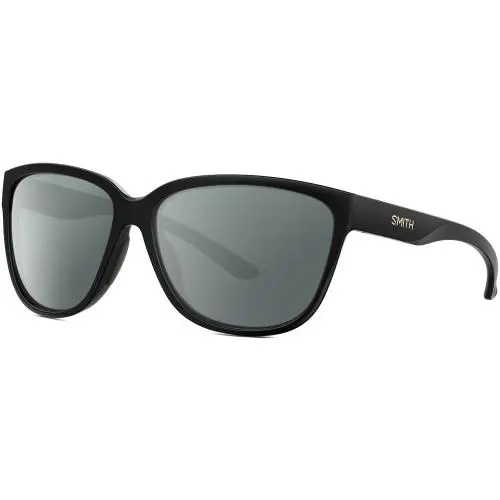 Smith Optics Monterey Womens Designer Polarized Sunglasses Black Gold 58mm 4 Opt - Frame: Multicolor, Lens: Smoke Grey Polar
