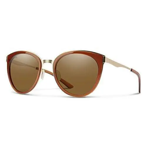 Smith Optics Somerset Designer Ladies Cateye Sunglasses in Amber/polarized Brown