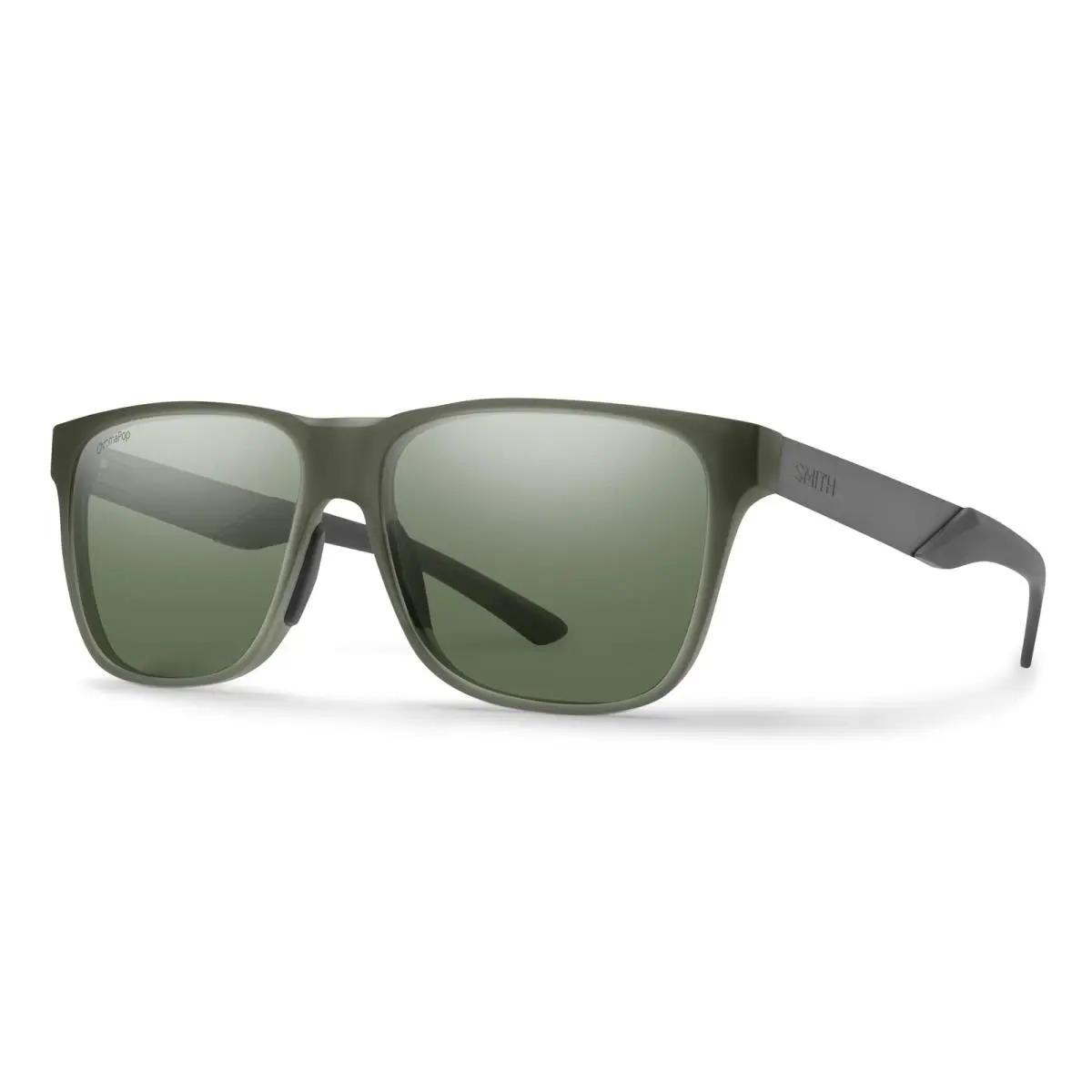 Smith Lowdown Sunglass Crystal/gunmetal/photochromic CP Polarized Gray Geen 56mm - Frame: Green, Lens: Gray