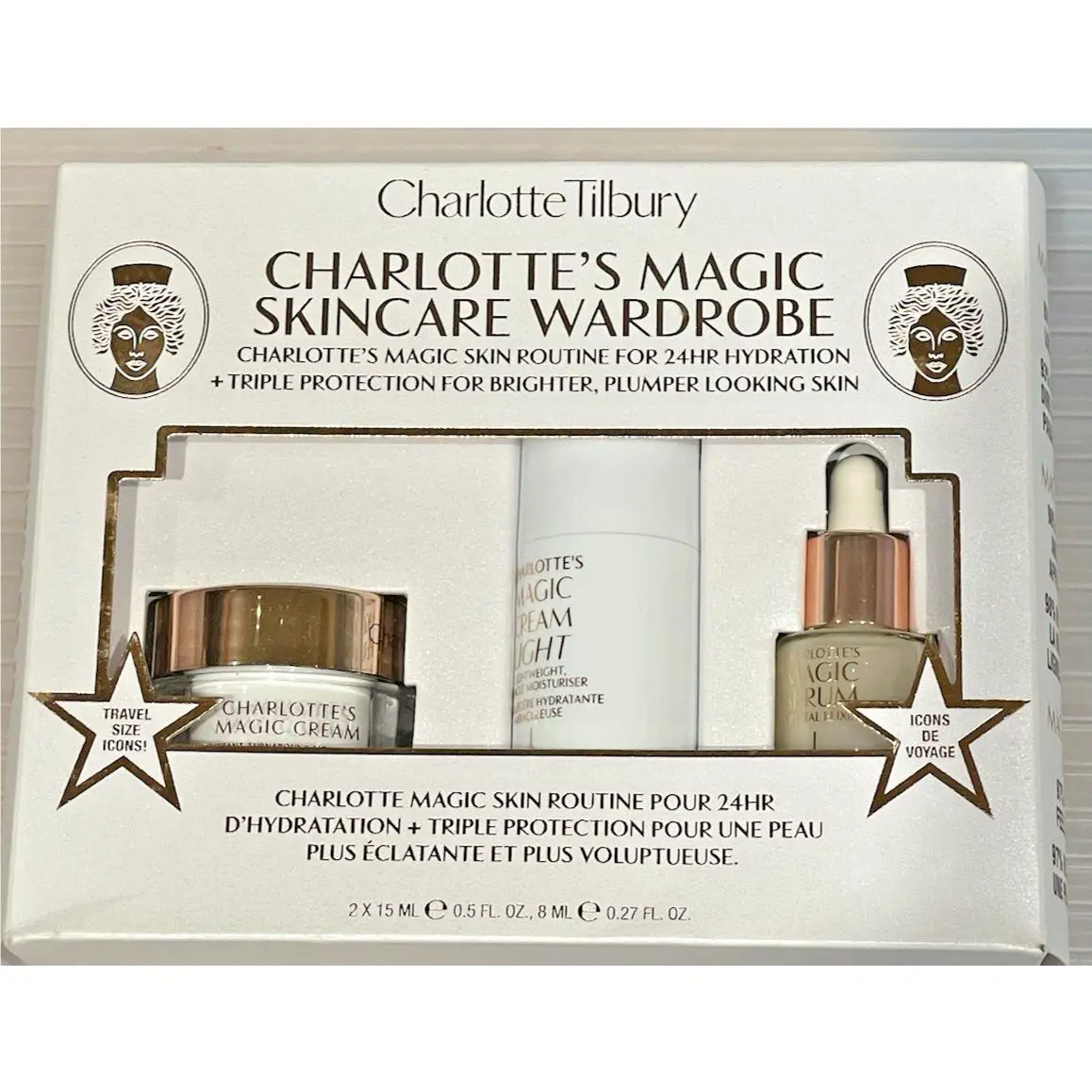 Charlotte Tilbury Charlotte`s Magic Skincare Wardrobe 3 PC Set