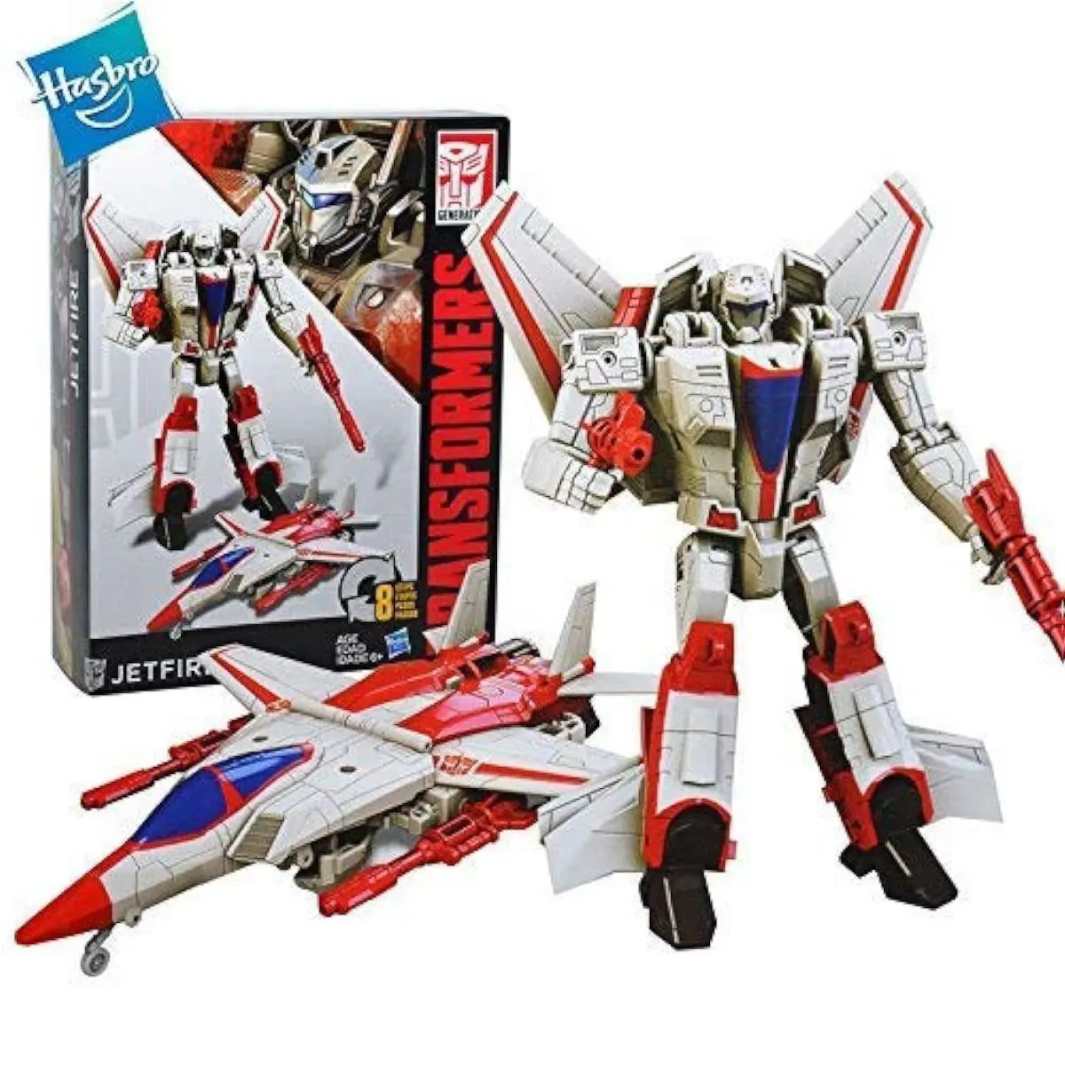 Transformers Generations Cyber Battalion Jetfire Multicolor Toy Figure