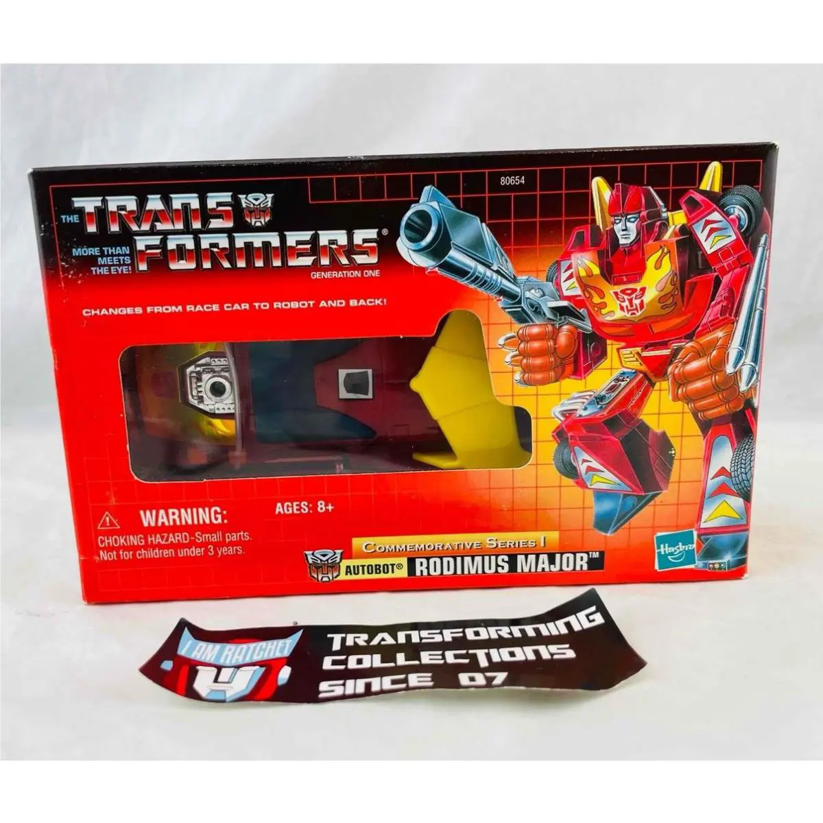 Transformers Hasbro G1 Reissue Rodimus Major Misb Tru Exclusive Commemorative