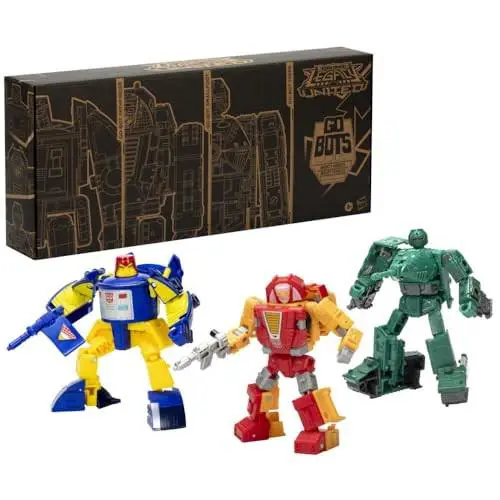 Transformers Generations Selects Go Bot Guardians 3 Pack Action Figures Set