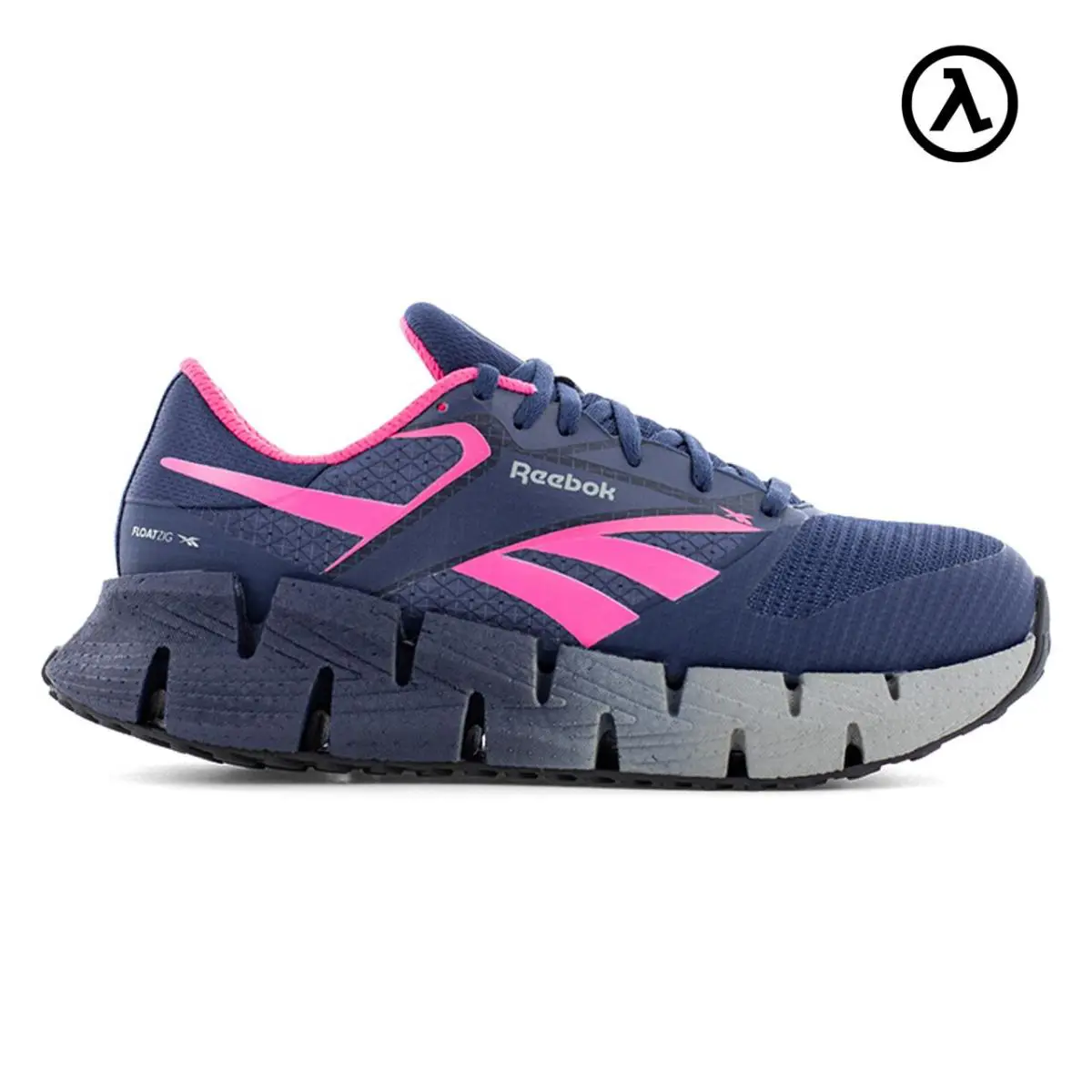 Reebok Floatzig Work Women`s Athletic Shoe Blue/pink Boots RB309 - All Sizes - Blue and Pink