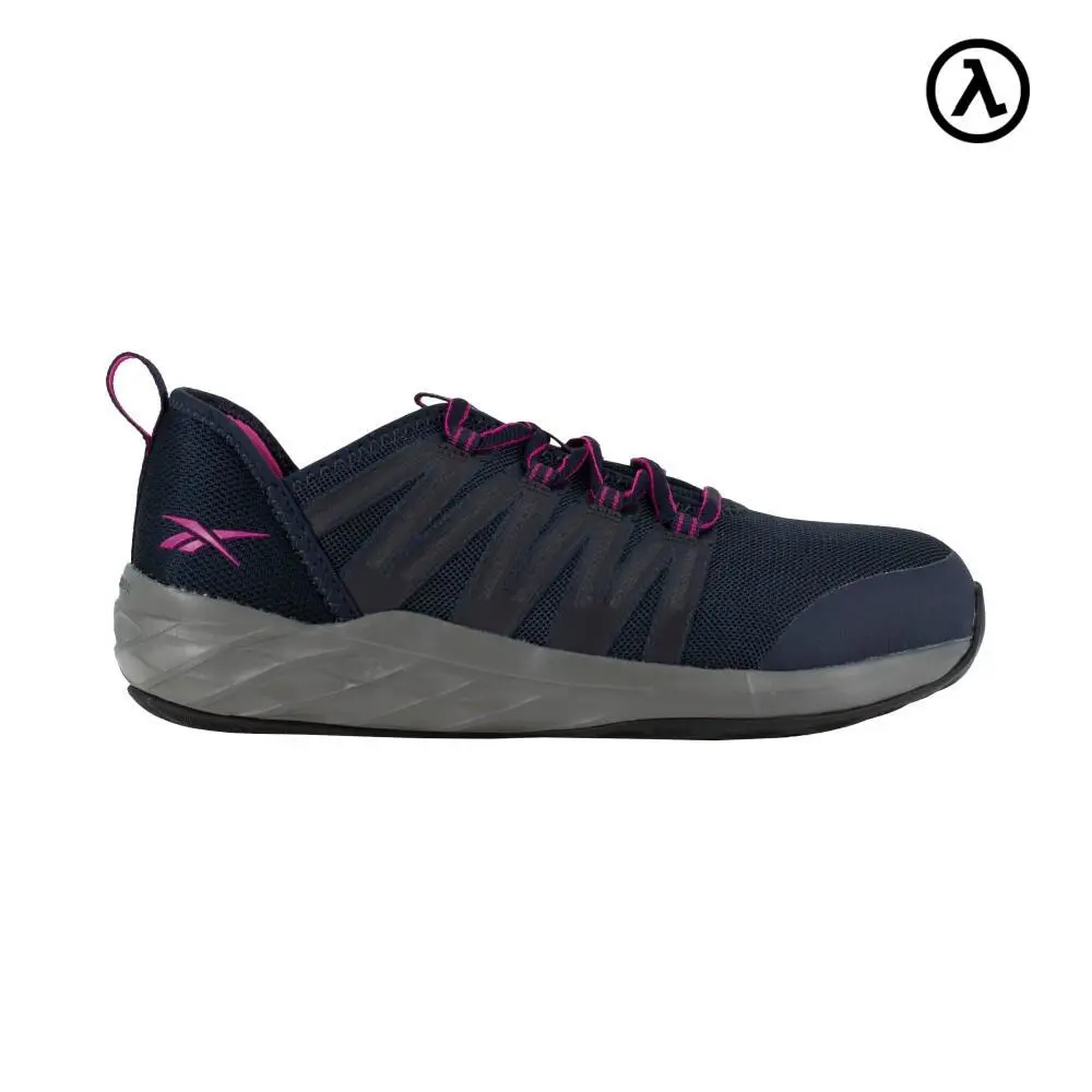 Reebok Astroride Work Women`s Athletic Shoe Dark Navy/purple Boots RB308 - Dark Navy and Purple
