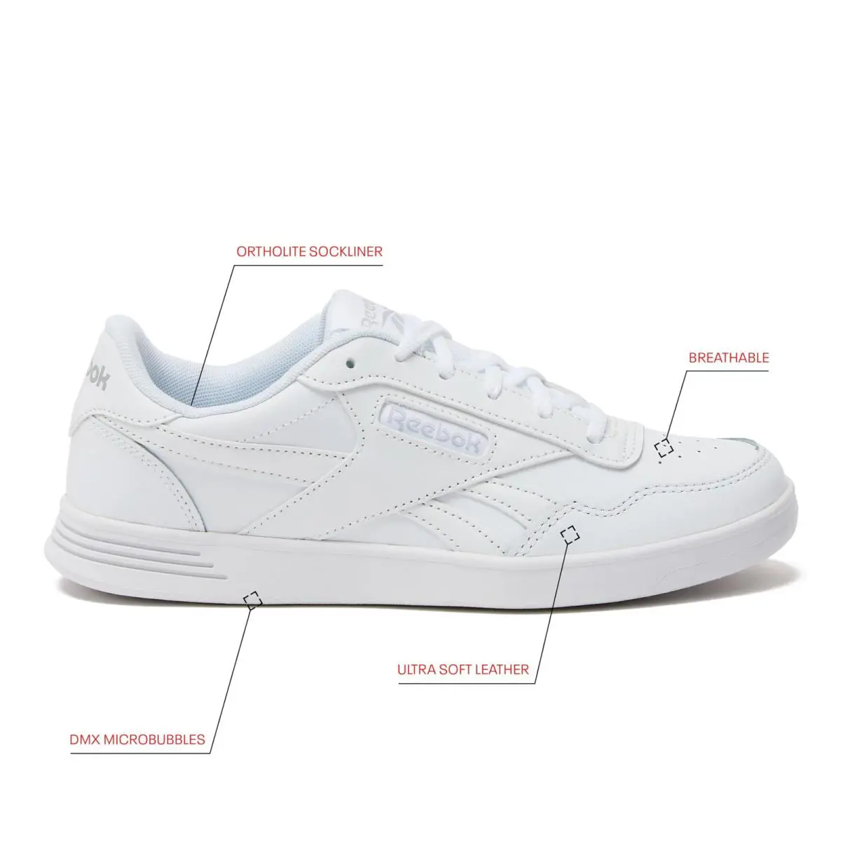 Reebok shoes - 100010633 - 100010633 - Footwear White/Footwear White/Cold Grey 2 (UPC: 195747857403) 0